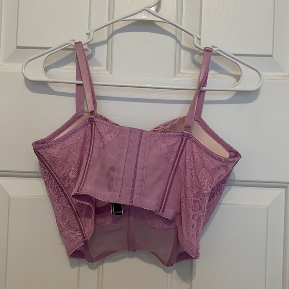 Purple Victorias Secret push-up corset style bra - Picture 2 of 3